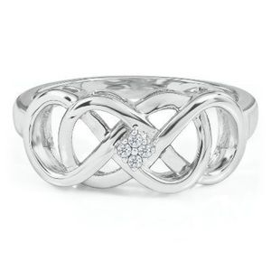 Helzberg Diamonds infinity diamond ring